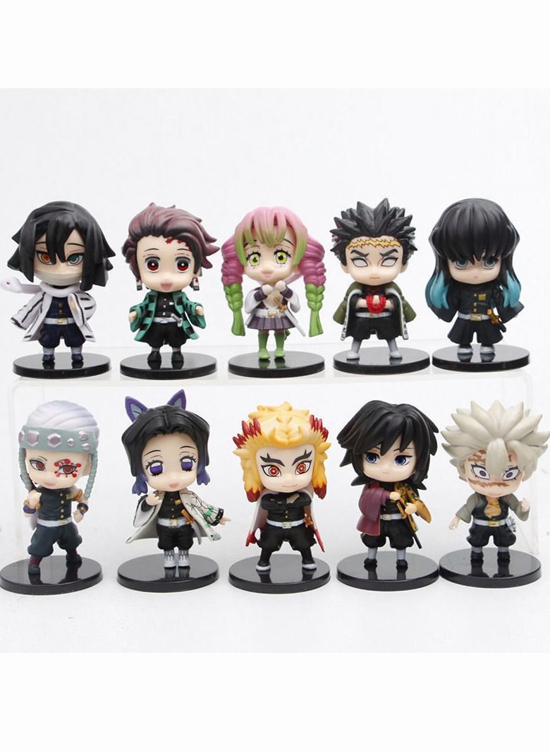 مجموعة من 10 قطعة لعبة كيميتسو لا يابا نمط تصميم التفاصيل المعقدة - Image 1