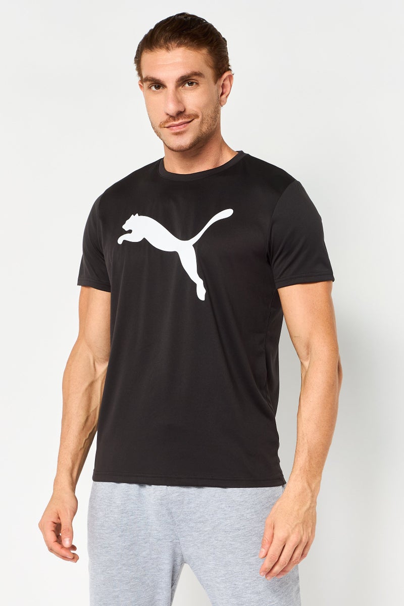 PUMA Men Sportswear Fit Short Sleeve Outdoor T-Shirt, Black - Image 3