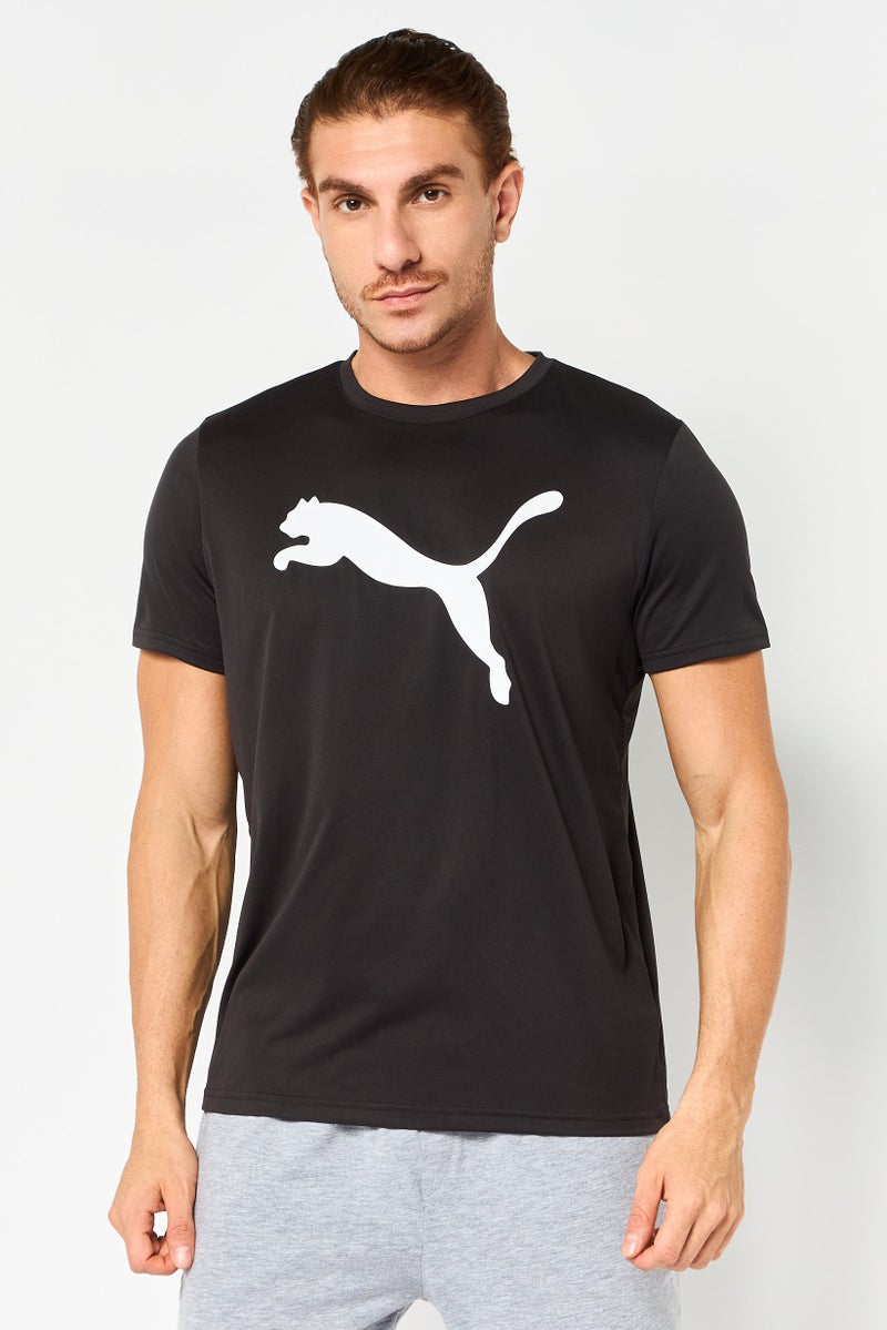 PUMA Men Sportswear Fit Short Sleeve Outdoor T-Shirt, Black - Image 1