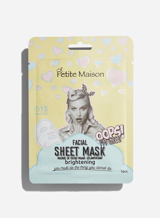 Petite Maison Brightening Facial Sheet Mask 25ml - Image 1