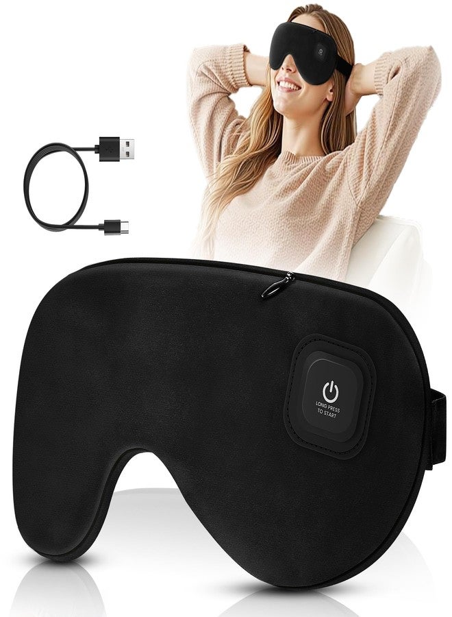 Heat Nice Heated Eye Mask, Cordless Hot & Cold Compress, 1000mAh Rechargeable, 3 Temperature Settings, Relief for Dry Eyes, Blepharitis & Styes, Improves Sleep, Ideal for Office Naps, Travel & Night Sleep - Image 1