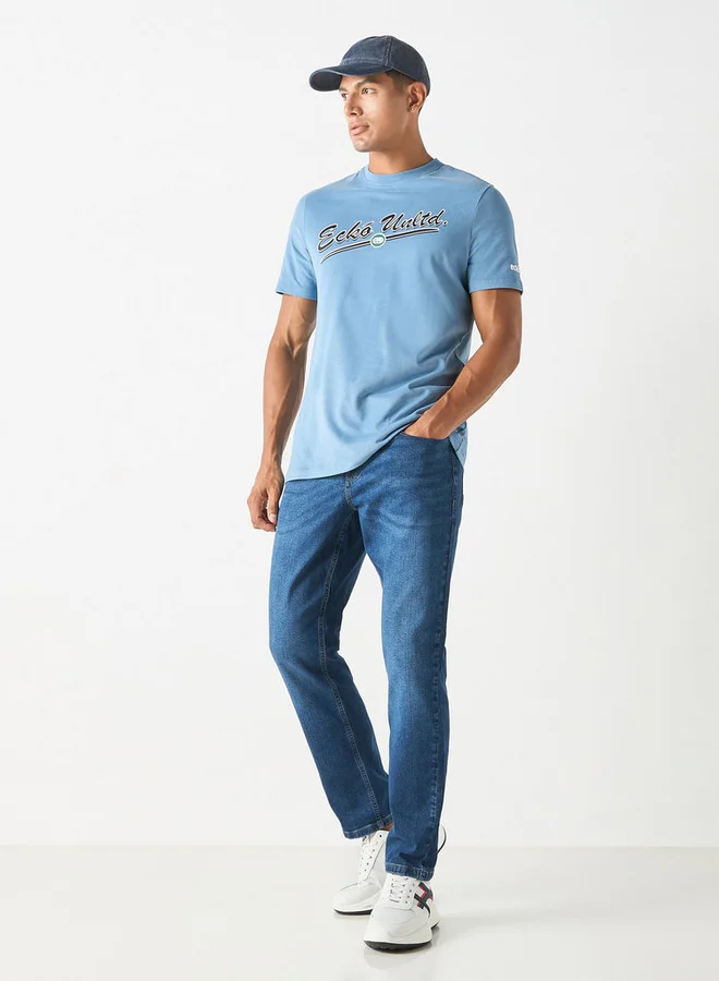 Ecko Unltd. Ecko Unltd Logo Print Crew Neck T-shirt