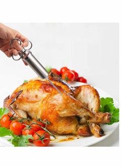 KASTWAVE Meat Injector, Stainless Steel Marinade Flavour Food Syringe with 3 Needles/ 2oz Syringe Barbecue Kits with 2 Cleaner Brushes, 4 Spare O-Rings  - Image 4