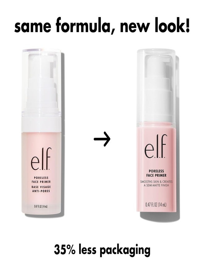 إلف برايمر الوجه elf Poreless، قاعدة مكياج مطفية لتنعيم البشرة، يقلل من المسام والخطوط الدقيقة، برايمر أساس يدوم طويلاً مع زيت شجرة الشاي وفيتامينات أ و هـ، نباتي ولم يُختبر على الحيوانات - Image 3
