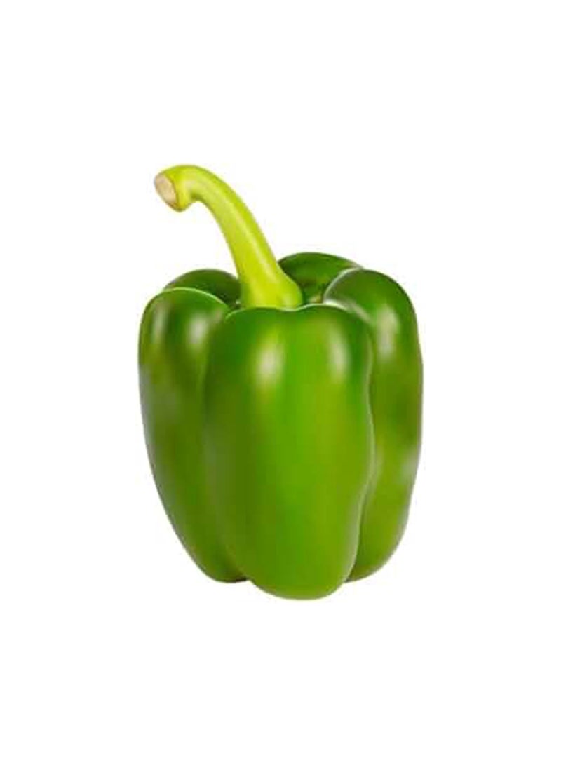Generic Realistic Artificial Green Capsicum Decor for Kitchen Styling, Table Settings, and Event Displays 