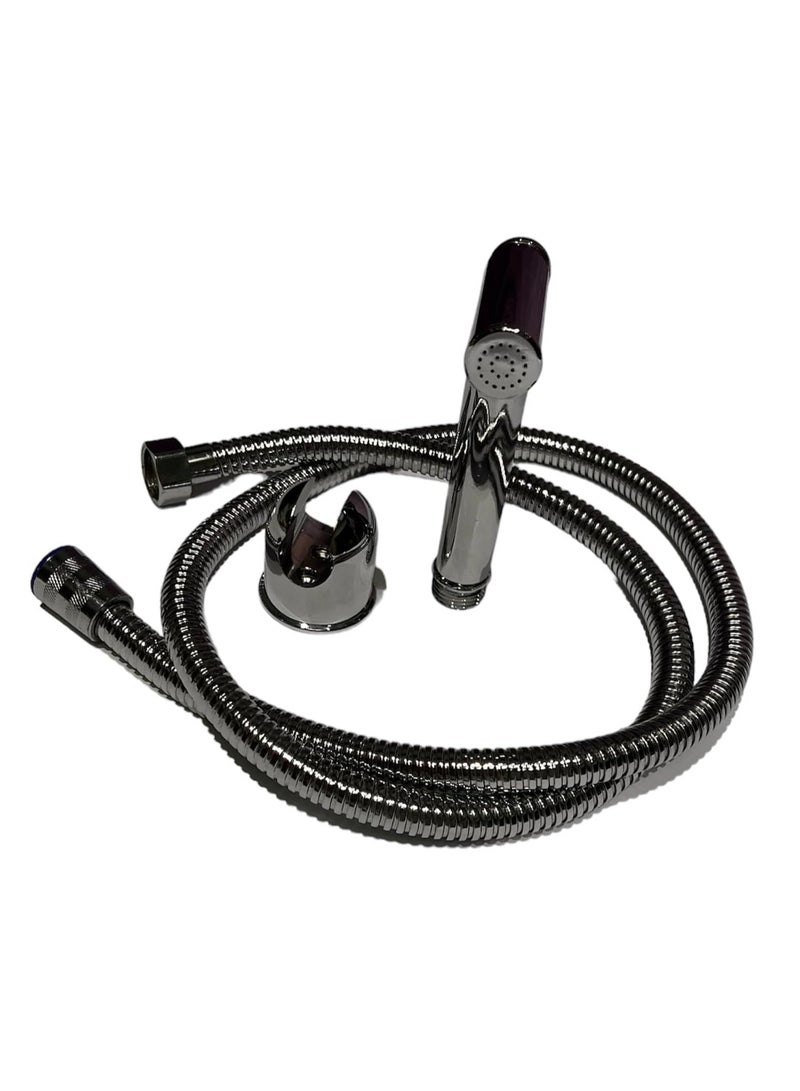 Handheld Toilet Bidet Sprayer with ABS Hose Premium for Bathroom and Shower - Adjustable Water Pressure with Flow Regulators - Image 1