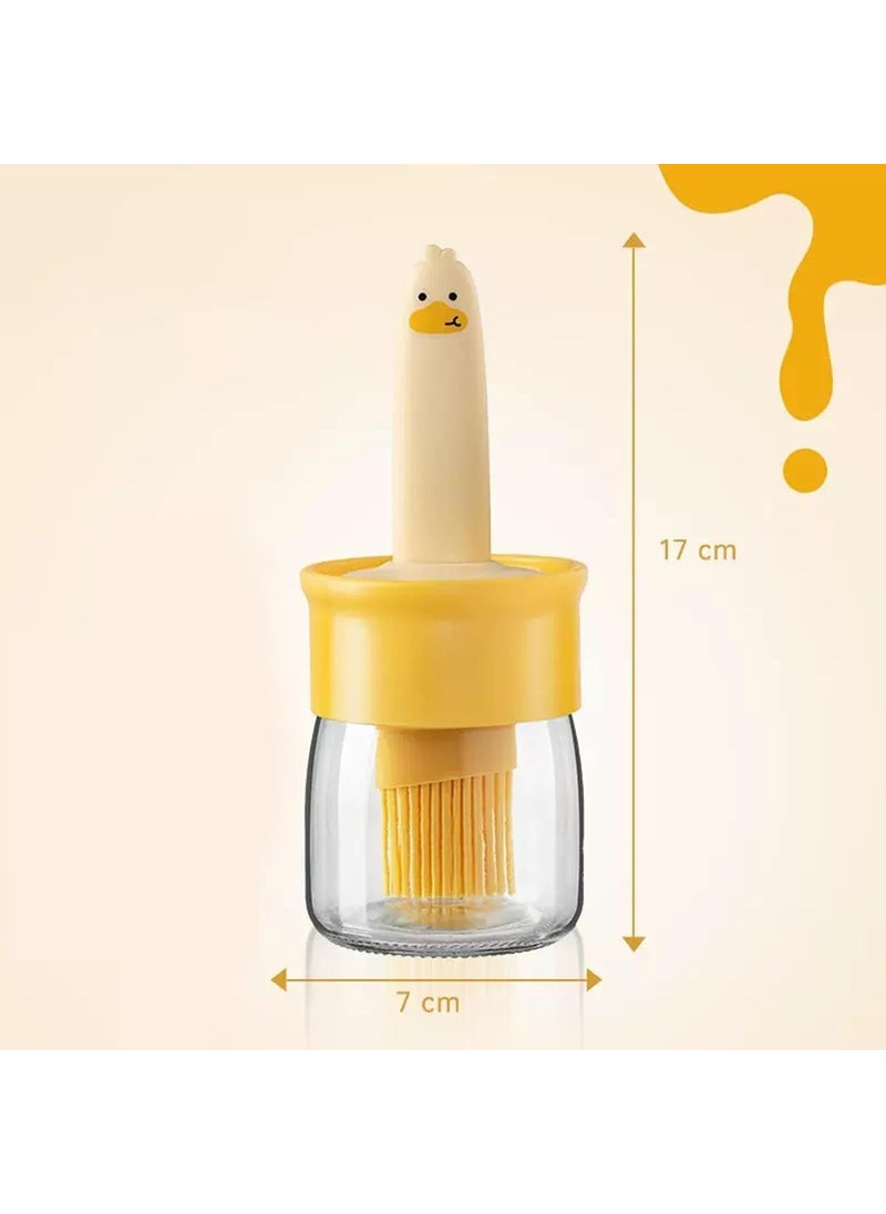 SHOPELLA SHOPELLA Silicone Basting Brush Bottle Oil Bottle Brush Set for Marinade Honey Butter Multicolor  - Image 2