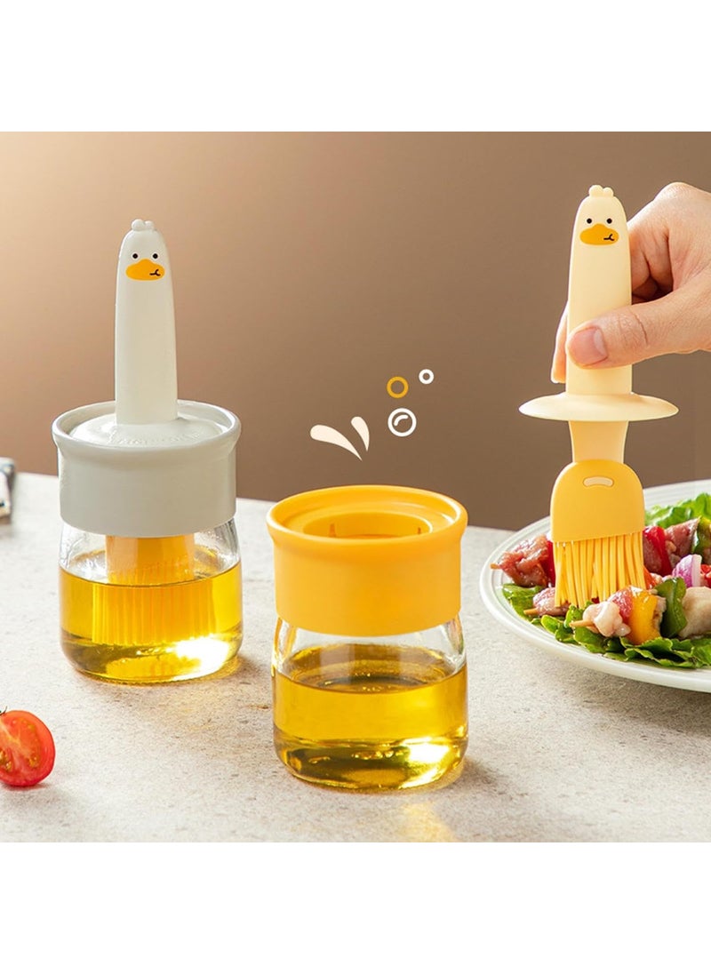 SHOPELLA SHOPELLA Silicone Basting Brush Bottle Oil Bottle Brush Set for Marinade Honey Butter Multicolor  - Image 4
