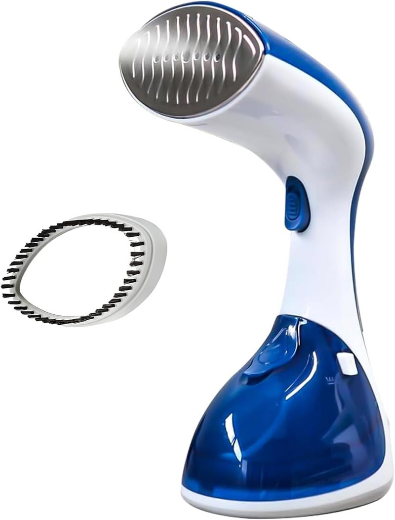 KLIKON Handheld Garment Steamer (Blue)- Steam Iron for Travel with 270ml Detachable Water Tank, Fast 25s Heat up, 1300W, Horizontal and Vertical Steaming, Brush Head Included KGS-311 - Image 1