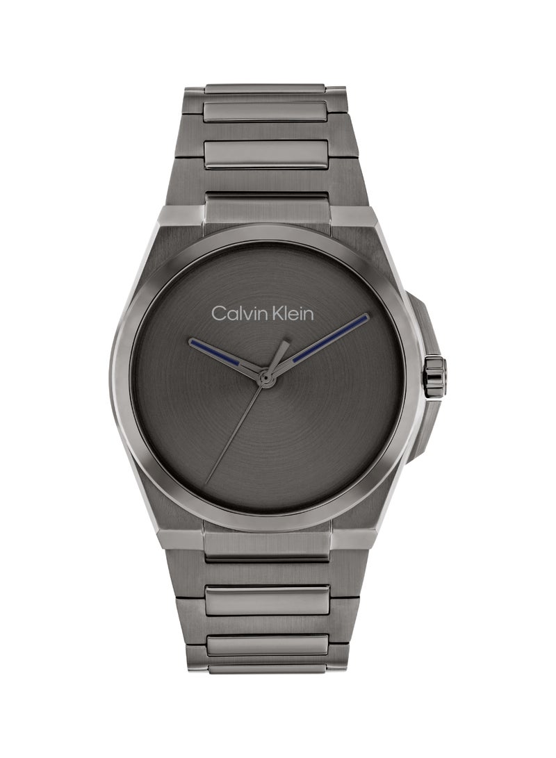 CALVIN KLEIN Tonneau Analog Men's Grey Case Watch - 25200458 - Image 1