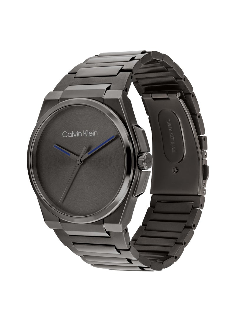 CALVIN KLEIN Tonneau Analog Men's Grey Case Watch - 25200458 - Image 2