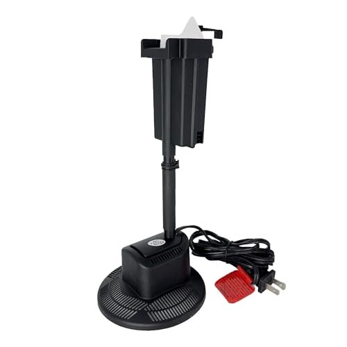 SW PRODUCTS Power Filter, Fish Tank Filter Pump for 3 to 12-Gallon Aquariums, Adjustable Flow Rate and Filter Height, Fits Koller Products Fish Tanks and Aquariums Up to 13” High - Image 1