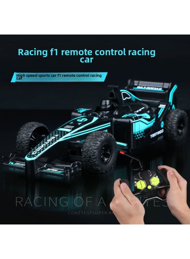Mini Remote Control Car Charging Fall-resistant Drift F1 Racing Car Wireless Sports Car Professional High-speed Car Children Boy Toy-Color:F1 Remote Control Racing Car 【ghost Blue】 Rechargeable Model Can Drift-Proportion:Have Fun With 【rechargeable Model】 2 Sets Of Rechargeable Batteries + Screwdriver - Image 3