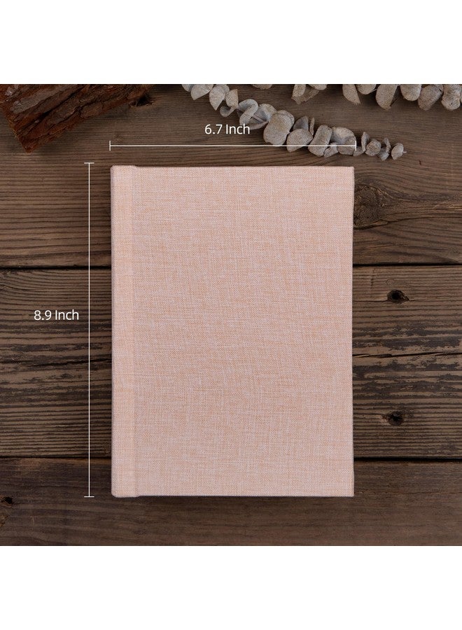Pssoss Small 4x6 Photo Album with Writing Space Holds 30 Photos Ideal for Wedding Theme-Album and Baby Photo Album (Beige) - Image 2