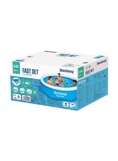 Bestway Bestway Fast Set Round Inflatable Pool Set (244 x 61 cm) 