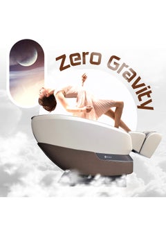 ZEITAKU كرسي التدليك Zeitaku Luxury ANSHIN Recline تدليك كامل الجسم مع 18 بكرة ثابتة و16 برنامجًا تلقائيًا، انعدام الجاذبية، علاج حراري للظهر، تدليك القدم، مكبرات صوت بلوتوث، شاشة LCD والتحكم الصوتي  - Image 3