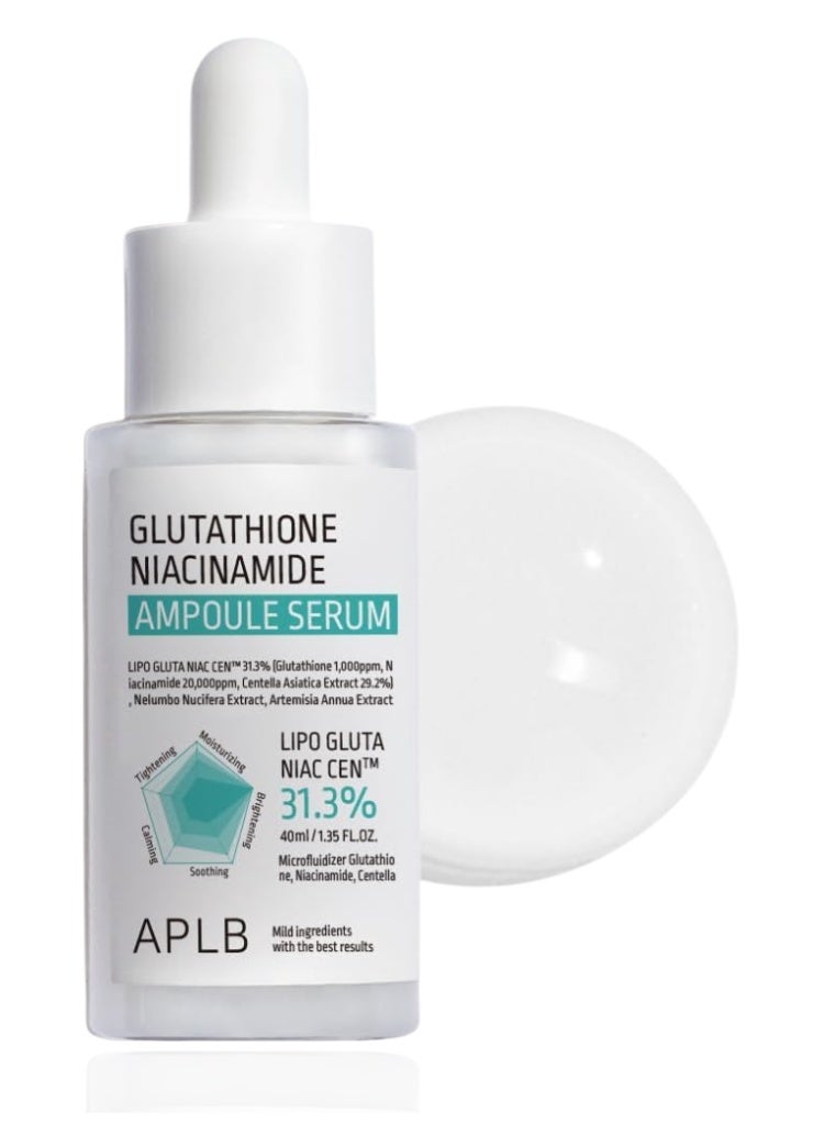APLB Glutathione Niacinamide Ampoule Serum – Brightening, Dark Spot Care & Even Skin Tone Booster - Image 1