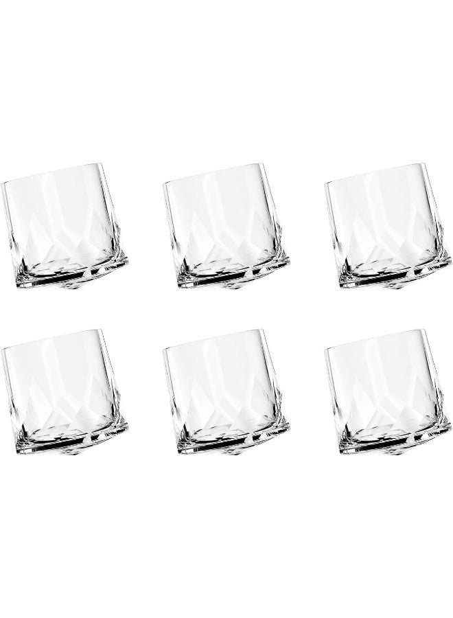 Ocean Connexion Whisky Rotating Rock Glass, 305Ml, Set Of 6, Clear - Image 2