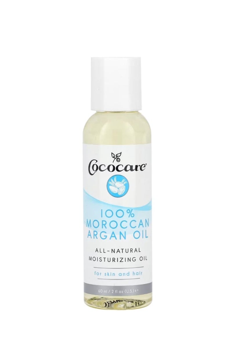 Cococare 100% Moroccan Argan Oil 2 fl oz (60 ml) - Image 1