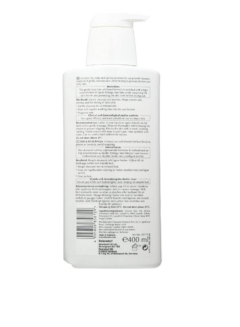 Eucerin Ato Control Bath and Shower Oil - Image 2