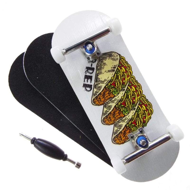 PREP V2 Performance Complete Wooden Fingerboard 34mm Tres Tacos - Image 2