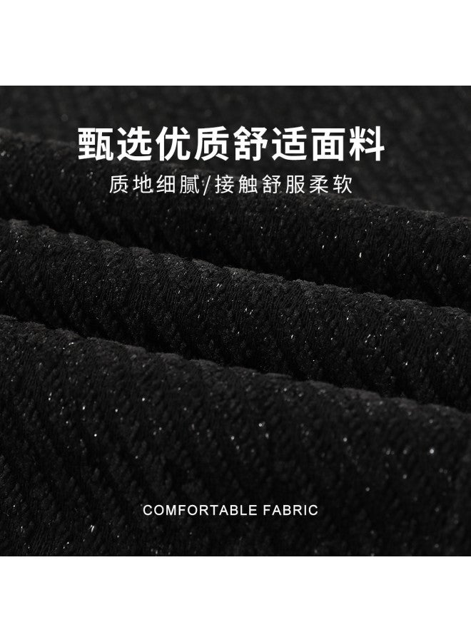 Hstyle Chenille High-waisted Wide-leg Pants For Women, Thickened Autumn/spring Fashion Slimming Versatile Narrow-cut Casual Trousers - Image 3