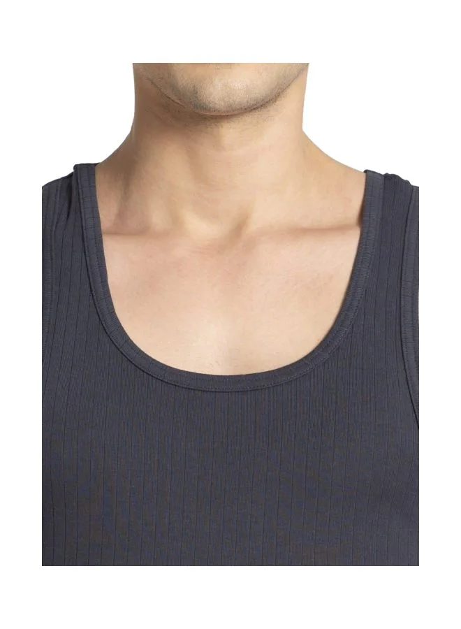 JOCKEY Jockey 9922 Men Super Combed Cotton Rib Round Neck Racerback Styled Gym Vest