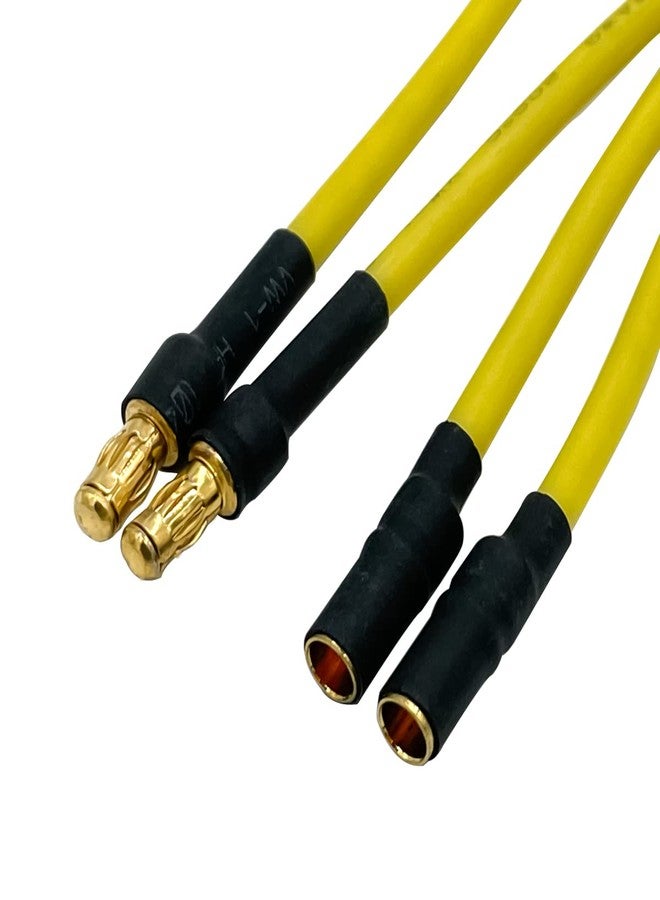 FLY RC 6PCS 3.5mm Banana Gold Bullet Connector Extension Cable for Brushless Motor ESC Extension Cable Wire Car Boat Parts - Image 5