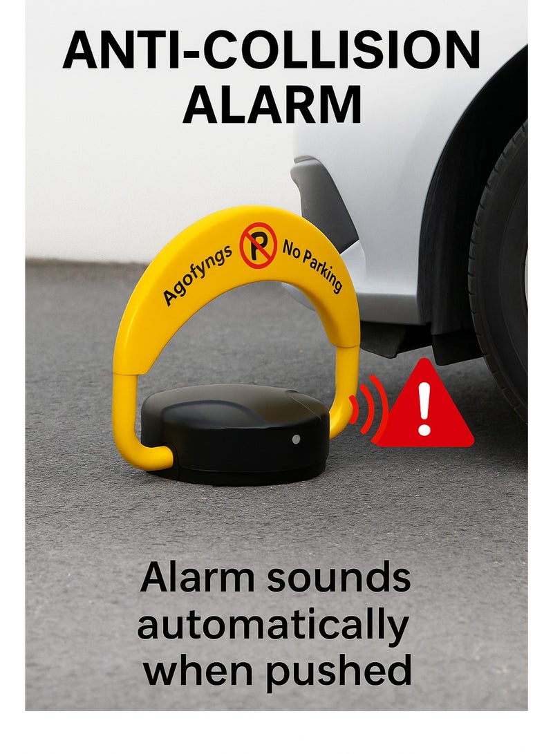 Agofyngs Premium Remote Control Parking Lock – Heavy-Duty Motor, Remote Lift & Lower, Protect Your Private Parking Space - Image 4