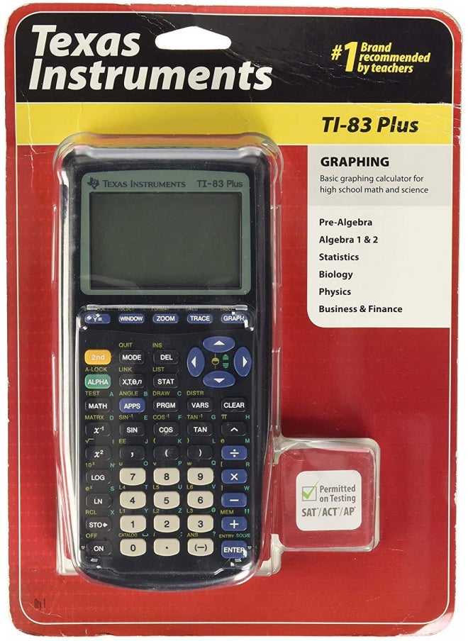 TEXAS INSTRUMENTS Texas Instruments TI-83 Plus Programmable Graphing Calculator (Packaging and Colors May Vary)  - Image 3