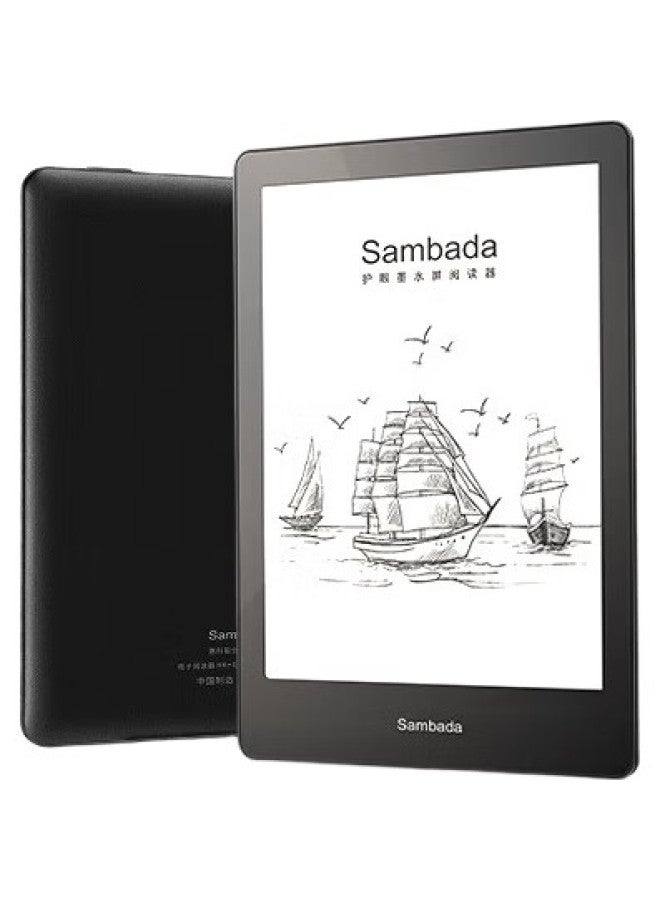 Sambada قارئ سامبادا الإلكتروني، شاشة إلكترونية بحجم 6 بوصات، معالج رباعي النواة، ذاكرة كبيرة سعة 32 جيجابايت، جهاز قراءة محمول للكتب والتعلم - Image 2