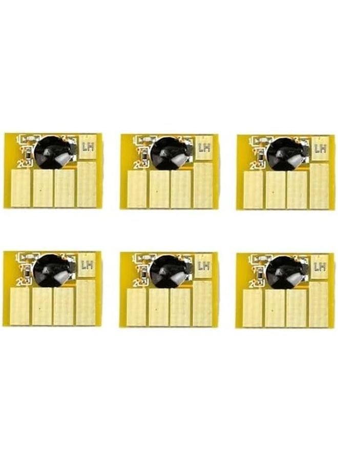 ARC Permanent Chip Ink Cartridge Auto Reset Chip 1SET 6PC for HP Designjet T610 T620 T770 T790 T795 T1100 T1120 T1200 T1300 T2300 - Image 3