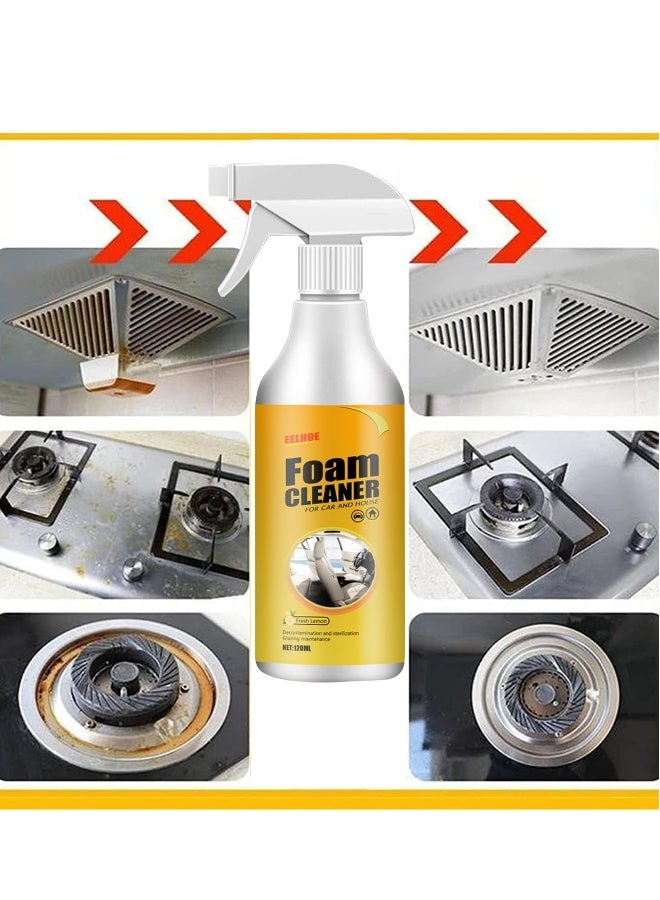 All Around Master Foam Cleaner, 120/250ML Multifunctional Car Foam Cleaner, Foam Cleaner for Car, Car Magic Foam Cleaner for Car, House and Car Interior (2Pcs*120ML) - Image 5