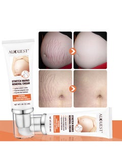 AuQuest Stretch Marks Removal Cream, Scar Removal Cream, Natural Plant Nutritional Glycerin Extract Formula, Stretch Mark Prevention, Old Scar Body Moisturizer  - Image 3