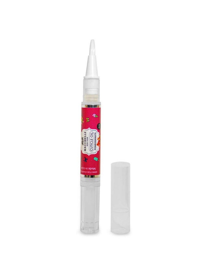 maccibelle - 2 Pcs Pure Cuticle & Nail Oil Pen 2Ml Heals Dry Cracked Cuticles. (Pomegrante) - Image 1