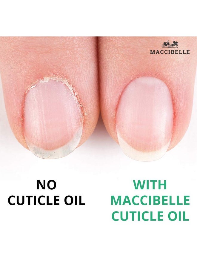 maccibelle - 2 Pcs Pure Cuticle & Nail Oil Pen 2Ml Heals Dry Cracked Cuticles. (Pomegrante) - Image 1