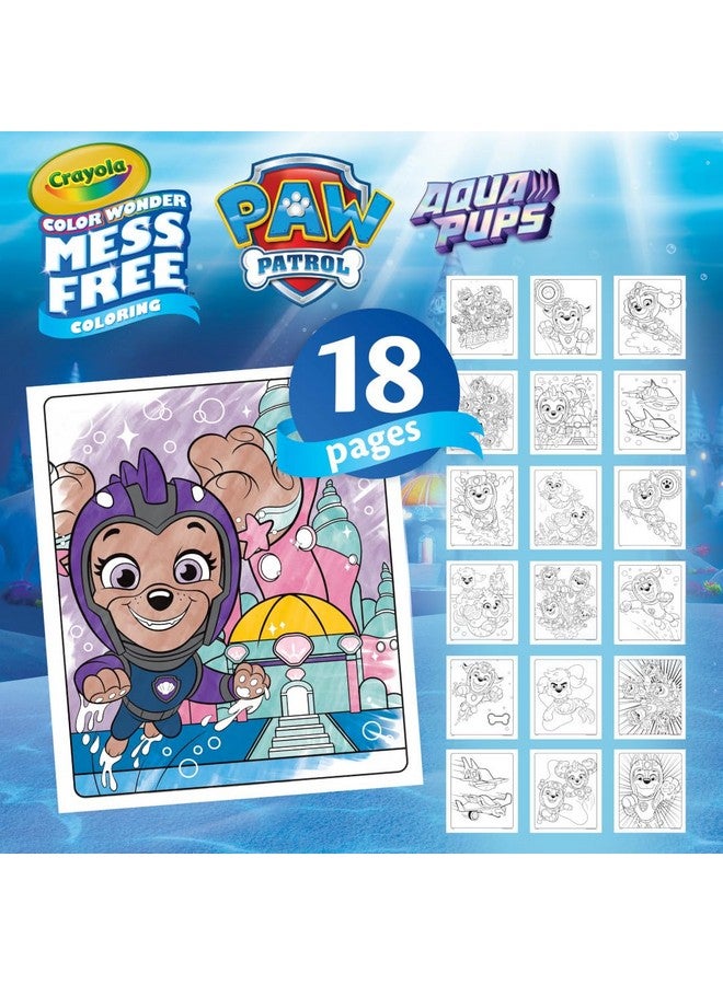 Crayola PAW Patrol Aqua Pups Color Wonder Coloring Set, Mess Free Coloring Pages for Toddlers, Travel Activity, PAW Patrol Toys & Gifts - Image 4
