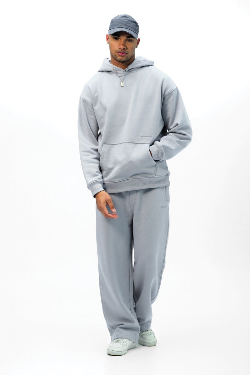 Bonkers Corner Grey Wear A Hug Oversized Hoodie For Men's - Image 3