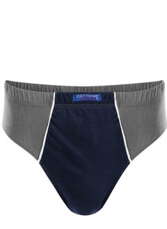 COTTONIL Cottonil  Smooth Cotton Brief-Navy  - Image 1
