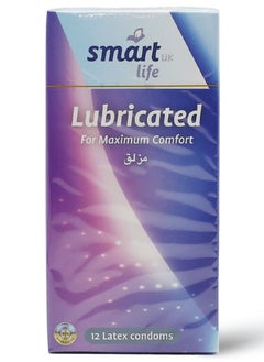 Smart UK life Lubricated Condom 12 Piece  - Image 1