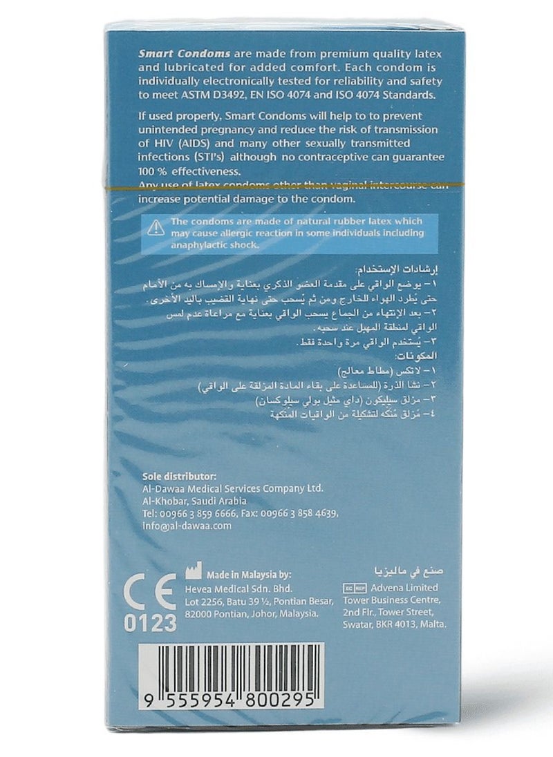 سمارت يوكى لايف عبوة واقي ذكري مزلق مكونة من 12 قطعة  - Image 3