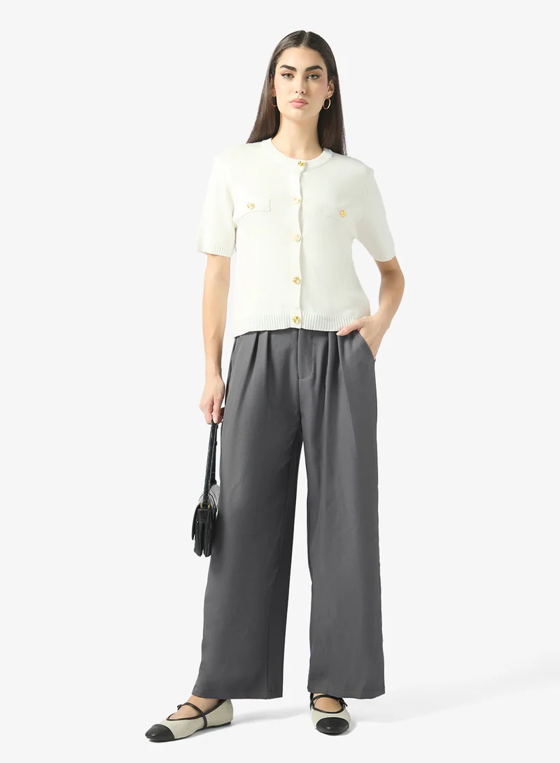 Ginger Straight Fit Tailored Pants