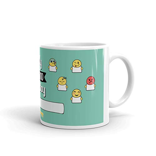 Oye Happy - Mood Detector Premium Quality Mug - Feelings Emoji - Quirky Gift for Girlfriend/Boyfriend/Friends/Wife/Husband on Birthday/Anniversary (Ceramic) (Microwavable) (330 ml) - Image 3