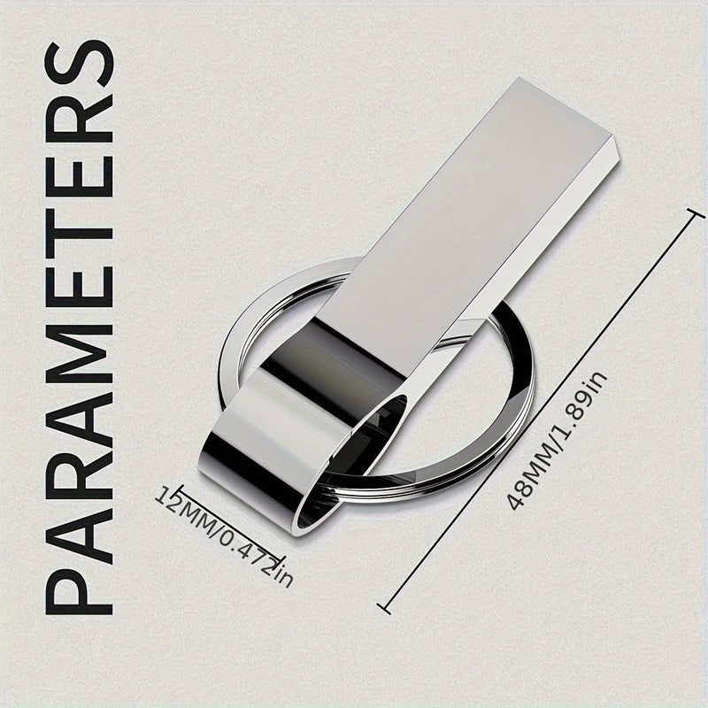 ذاكرة فلاش USB بسعة 512 ميجابايت، لون أسود، USB 2.0 عالي السرعة، عصا ذاكرة معدنية لأجهزة الكمبيوتر المكتبي، الكمبيوتر المحمول، الجهاز اللوحي، الهاتف المحمول، نظام الصوت في السيارة، وأجهزة الألعاب. - Image 2