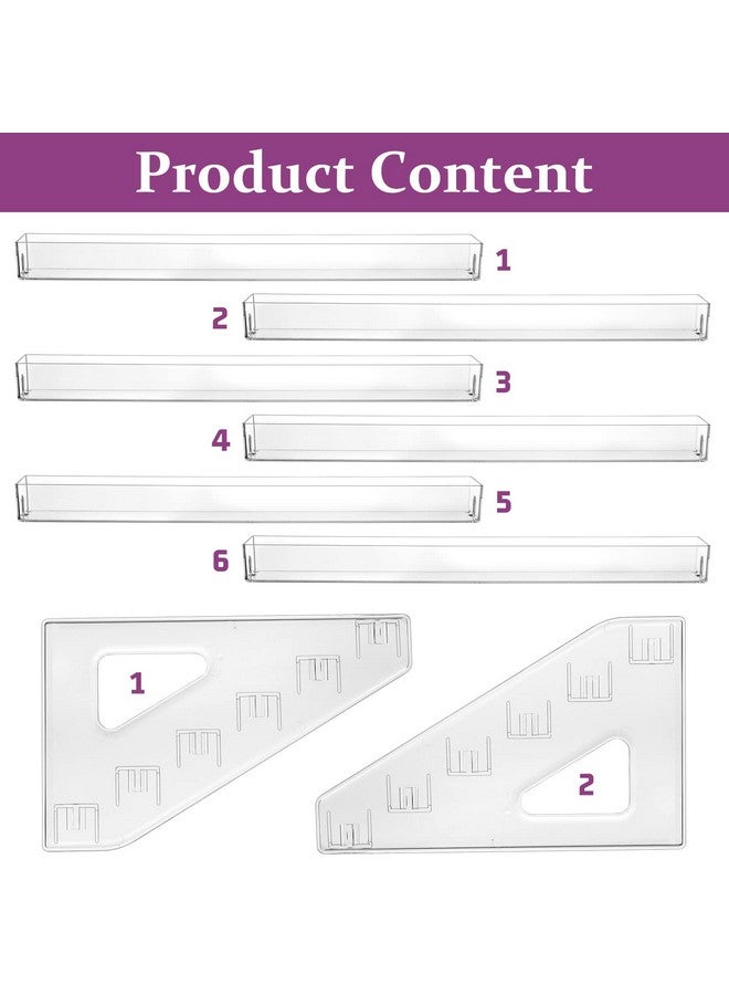 JessLab Nail Polish Organizer, Clear Acrylic Nail Polish Rack Essential Oil Holder Cosmetic Display Case Makeup Organizer Cosmetics Storage For Bathroom Vanity Countertop (6-Layer)  - Image 4