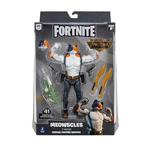 FORTNITE مجموعة شخصيات فورتنايت الأسطورية، حزمة شخصية واحدة - شخصية مياوسكلز بطول 7 إنش، بالإضافة إلى الملحقات - Image 3
