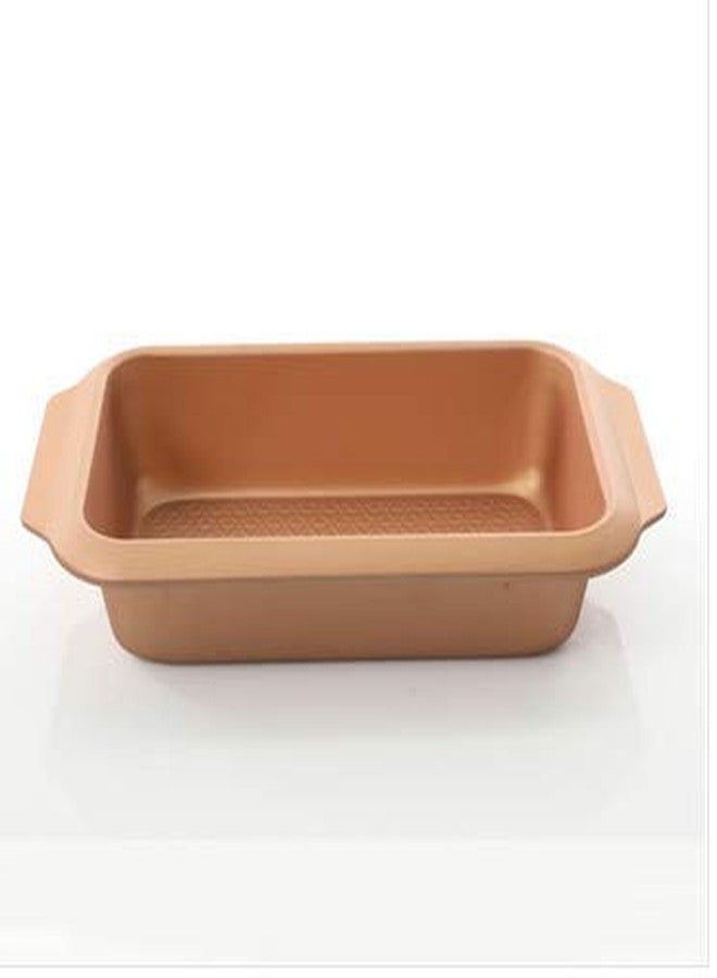 Gibson 112020.04 Country Kitchen 4 pc Embossed Nonstick Bakeware Set, 4 piece, Copper - Image 5