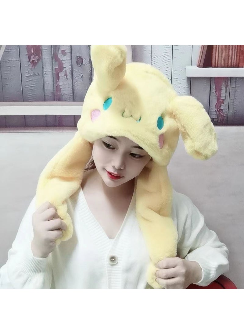 Generic - Adorable Cinnamoroll Plush Hat with Movable Ears Blue - Image 1