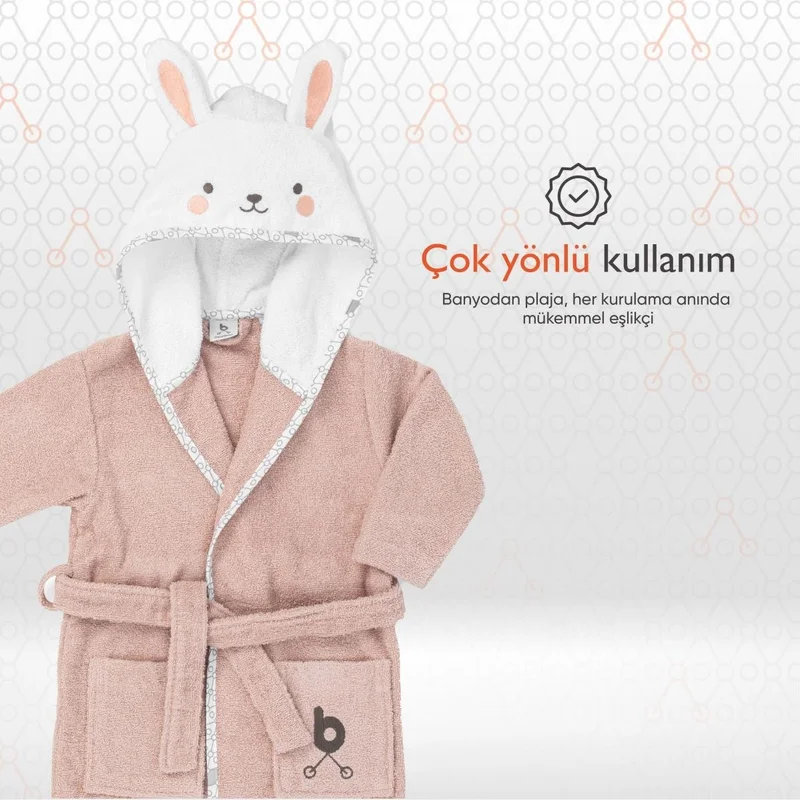 Gezenbebe Hero Hero Hooded Towel Baby Kids Bathrobe Bunny