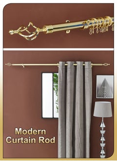 DBLEW Antique Roman Window Covering Curtains Rod Blinds Pipe Extendable 150 To 300cm Sunshades Pole Drapery Rail Hardware Adjustable With Round Ball Finials Set 3cm Diameter For Home And Office Decor  - Image 2